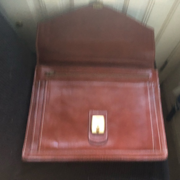 4-sale Large Leather Briefcase -  689 $70 or $65 w/offer - Picture 2 of 5